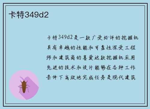 卡特349d2